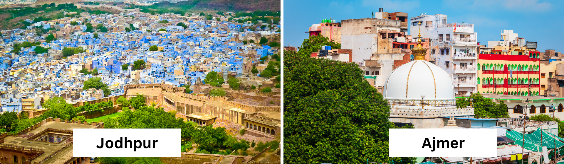 10-day tour package for Jaisalmer, Jaipur, Jodhpur, Ajmer, Udaipur and Mount Abu in Rajasthan, India.